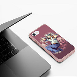 Чехол iPhone 7/8 матовый JoJo, цвет: 3D-светло-розовый — фото 2