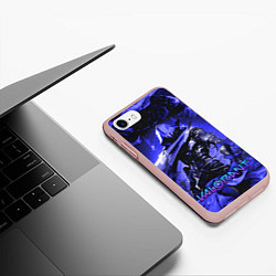 Чехол iPhone 7/8 матовый VALORANT OMEN, цвет: 3D-светло-розовый — фото 2