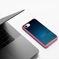 Чехол iPhone 7/8 матовый BlueSpace, цвет: 3D-малиновый — фото 2
