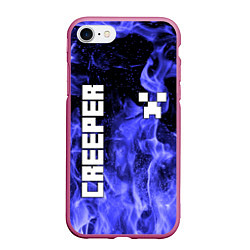 Чехол iPhone 7/8 матовый MINECRAFT CREEPER