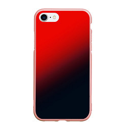 Чехол iPhone 7/8 матовый RED, цвет: 3D-светло-розовый