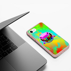 Чехол iPhone 7/8 матовый 6IX9INE 69 SHARK, цвет: 3D-светло-розовый — фото 2