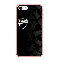 Чехол iPhone 7/8 матовый DUCATI 1