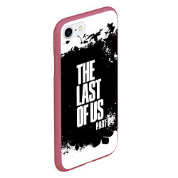 Чехол iPhone 7/8 матовый ОДНИ ИЗ НАС l THE LAST OF US, цвет: 3D-малиновый — фото 2