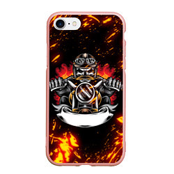 Чехол iPhone 7/8 матовый Fire Biker Z