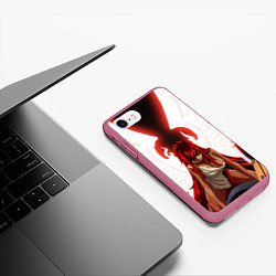 Чехол iPhone 7/8 матовый FAIRY TAIL ХВОСТ ФЕИ, цвет: 3D-малиновый — фото 2