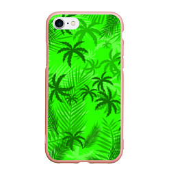 Чехол iPhone 7/8 матовый ПАЛЬМЫ ЛЕТО TROPICAL