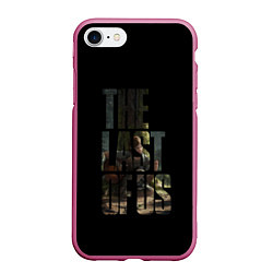 Чехол iPhone 7/8 матовый The Last of Us 2, цвет: 3D-малиновый