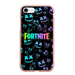 Чехол iPhone 7/8 матовый FORTNITE MARSHMELLO