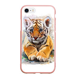 Чехол iPhone 7/8 матовый Tiger Art