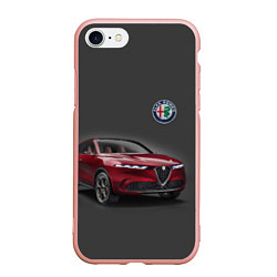Чехол iPhone 7/8 матовый Alfa Romeo - Italy