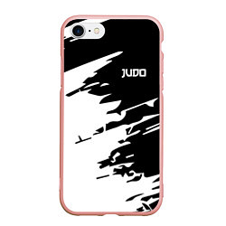 Чехол iPhone 7/8 матовый Judo, цвет: 3D-светло-розовый