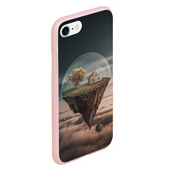 Чехол iPhone 7/8 матовый Самоизоляция, цвет: 3D-светло-розовый — фото 2