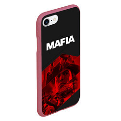 Чехол iPhone 7/8 матовый Mafia, цвет: 3D-малиновый — фото 2