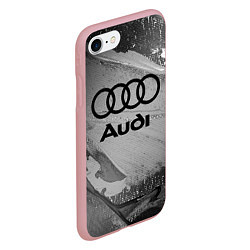 Чехол iPhone 7/8 матовый AUDI АУДИ, цвет: 3D-баблгам — фото 2