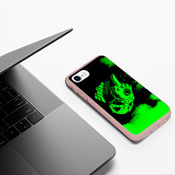 Чехол iPhone 7/8 матовый JoJo Bizarre Adventure, цвет: 3D-светло-розовый — фото 2