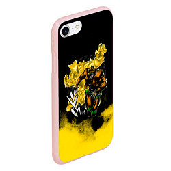 Чехол iPhone 7/8 матовый JoJo Bizarre Adventure, цвет: 3D-светло-розовый — фото 2