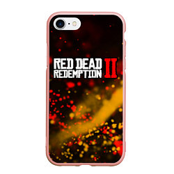 Чехол iPhone 7/8 матовый RED DEAD REDEMPTION 2