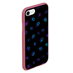 Чехол iPhone 7/8 матовый LEXUS ЛЕКСУС, цвет: 3D-малиновый — фото 2