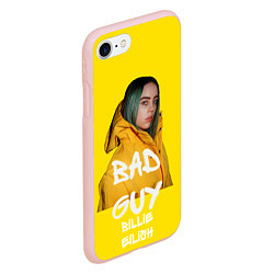 Чехол iPhone 7/8 матовый Billie Eilish Билли Айлиш, цвет: 3D-светло-розовый — фото 2