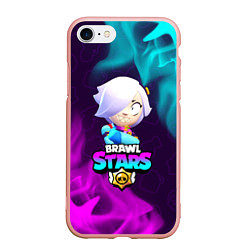 Чехол iPhone 7/8 матовый BRAWL STARS COLETTE КОЛЕТТ, цвет: 3D-светло-розовый