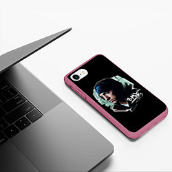 Чехол iPhone 7/8 матовый EMINEM 8 MILE, цвет: 3D-малиновый — фото 2