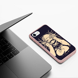 Чехол iPhone 7/8 матовый Химико Тога Моя геройская, цвет: 3D-светло-розовый — фото 2