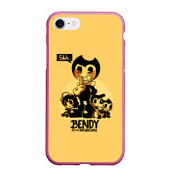 Чехол iPhone 7/8 матовый Bendy And The Ink Machine