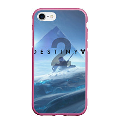 Чехол iPhone 7/8 матовый Destiny 2: Beyond Light, цвет: 3D-малиновый