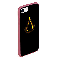 Чехол iPhone 7/8 матовый ASSASSINS CREED VALHALLA, цвет: 3D-малиновый — фото 2