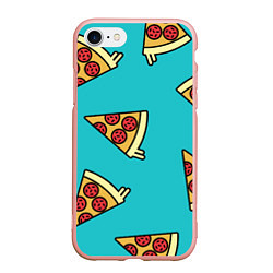 Чехол iPhone 7/8 матовый Пицца