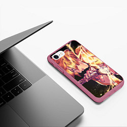 Чехол iPhone 7/8 матовый ЗЕНИЦУ ИЗ КЛИНКА, цвет: 3D-малиновый — фото 2