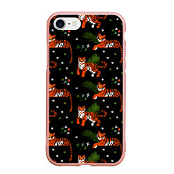 Чехол iPhone 7/8 матовый Tigers