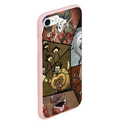Чехол iPhone 7/8 матовый Dont Starve, цвет: 3D-светло-розовый — фото 2
