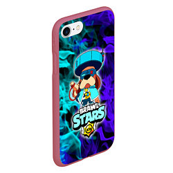 Чехол iPhone 7/8 матовый Brawl StarsRonin Ruffs, цвет: 3D-малиновый — фото 2