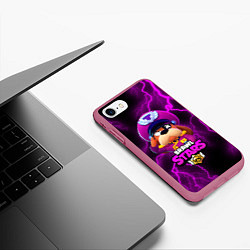 Чехол iPhone 7/8 матовый Генерал Гавс Colonel Ruffus, цвет: 3D-малиновый — фото 2