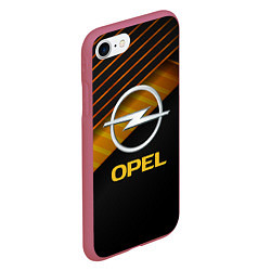 Чехол iPhone 7/8 матовый OPEL ОПЕЛЬ, цвет: 3D-малиновый — фото 2