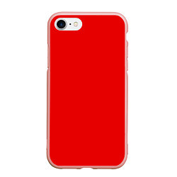 Чехол iPhone 7/8 матовый КРАСНАЯ МАСКА, цвет: 3D-светло-розовый