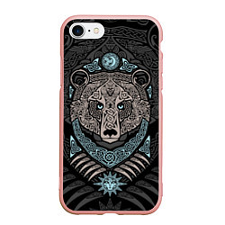 Чехол iPhone 7/8 матовый Медведь