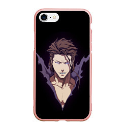 Чехол iPhone 7/8 матовый Bleach Блич, цвет: 3D-светло-розовый