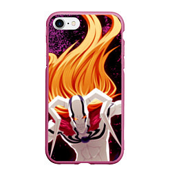 Чехол iPhone 7/8 матовый Bleach Блич, цвет: 3D-малиновый