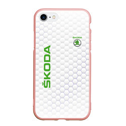 Чехол iPhone 7/8 матовый SKODA