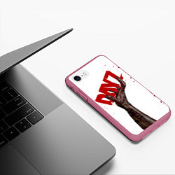 Чехол iPhone 7/8 матовый DAYZ ДЕЙЗИ Z, цвет: 3D-малиновый — фото 2