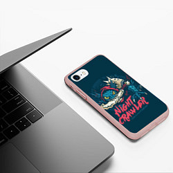 Чехол iPhone 7/8 матовый Night Crawler Dota 2, цвет: 3D-светло-розовый — фото 2