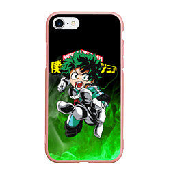 Чехол iPhone 7/8 матовый MY HERO ACADEMIA MHA МОЯ ГЕРОЙСКАЯ АКАДЕМИЯ