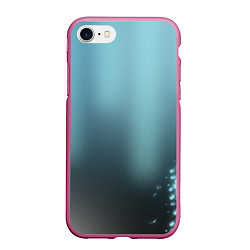 Чехол iPhone 7/8 матовый Водяные свечения, цвет: 3D-малиновый