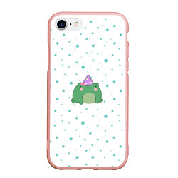 Чехол iPhone 7/8 матовый Лягушка-маг, цвет: 3D-светло-розовый