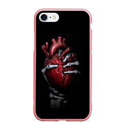 Чехол iPhone 7/8 матовый Руки и сердце, цвет: 3D-баблгам