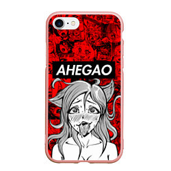 Чехол iPhone 7/8 матовый AHEGAO, цвет: 3D-светло-розовый