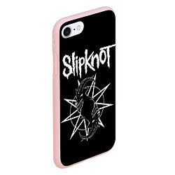 Чехол iPhone 7/8 матовый Skipknot Козел, цвет: 3D-светло-розовый — фото 2